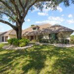 Added rocks for coverage enhancing the home's cosmetic appeal.