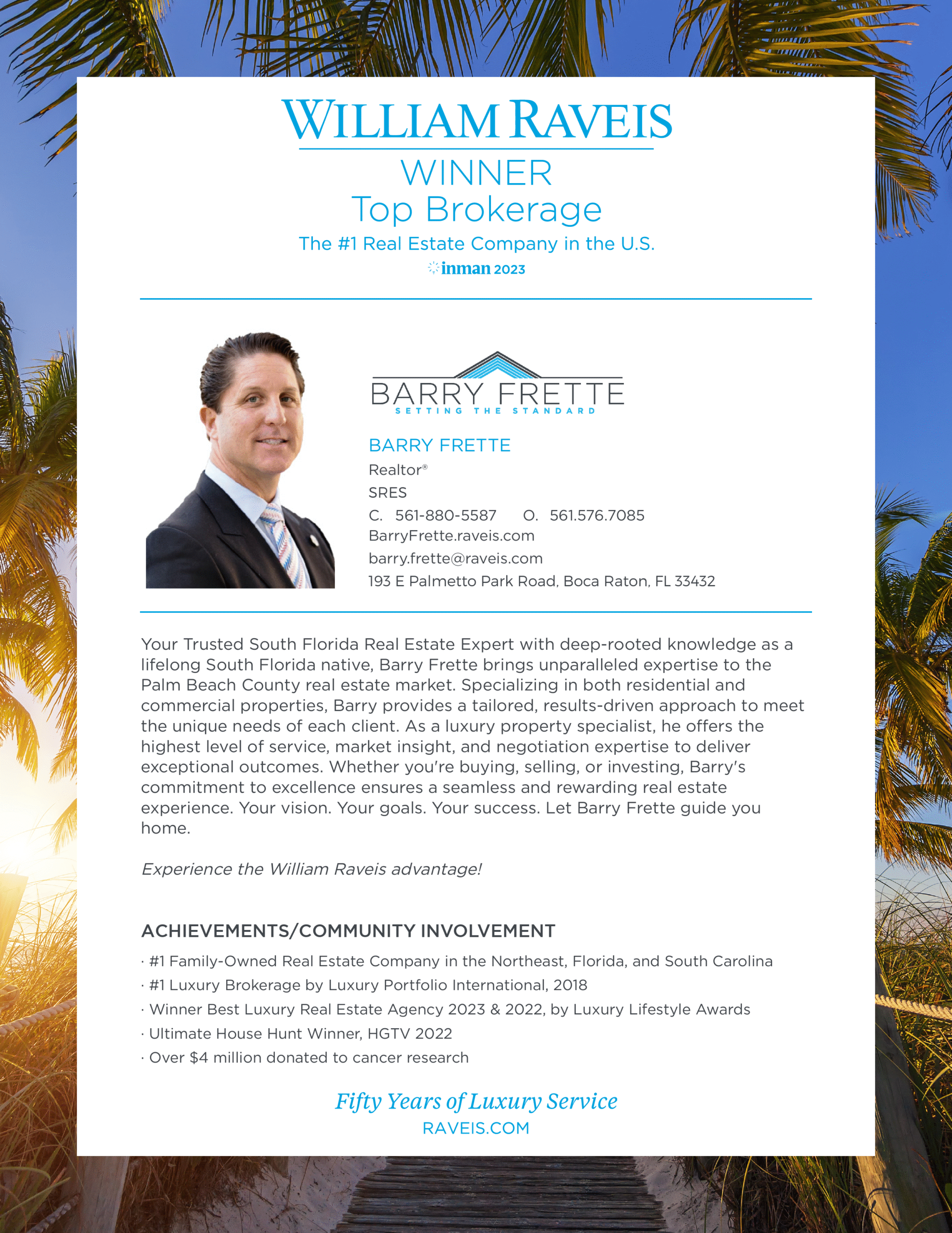 Barry Frette Unique Value Proposition