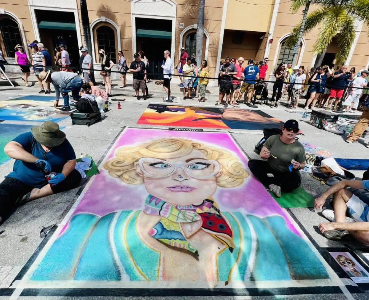 Lake Worth Beach Street Painting